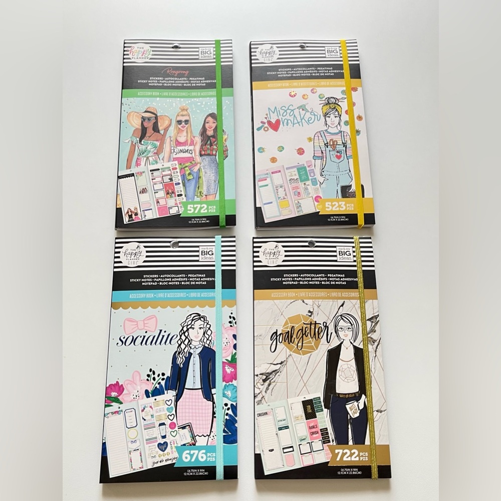 Happy Planner Accessory Book Bundle 2493 PCS total!